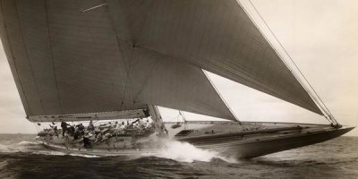 Edwin Levick - J Class Sailboat, 1934