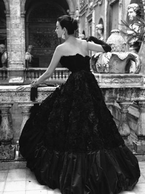 Genevieve Naylor - Black Evening Dress, Roma 1952