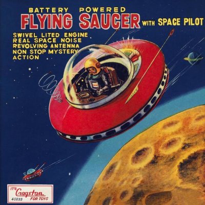 Retrorocket - Battery Operated Flying Saucer