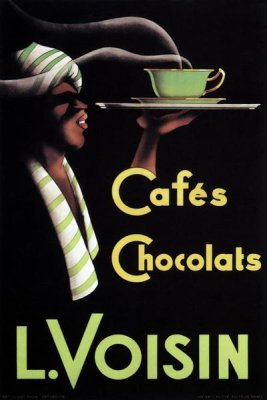 Retrolabel - Cafes Chocolats L. Voisin