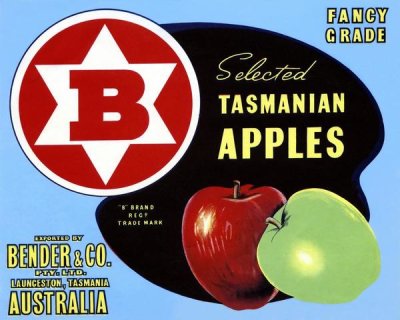 Retrolabel - Fancy Grade Selected Tasmanian Apples