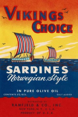 Retrolabel - Vikings Choise Sardines