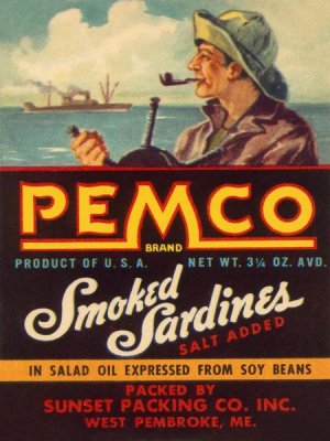 Retrolabel - Remco Smoked Sardines