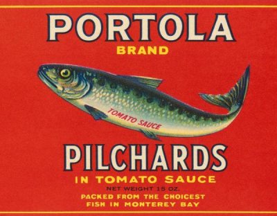 Retrolabel - Portola Brand Pilchards