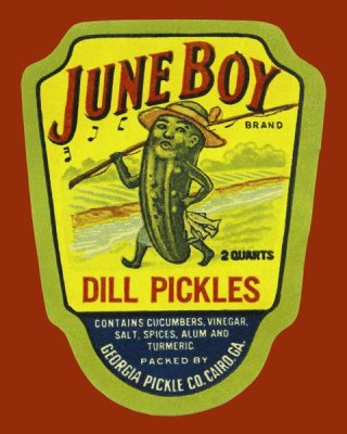 Retrolabel - June Boy Dill Pickles