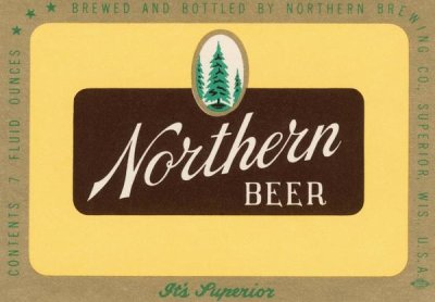 Vintage Booze Labels - Northern Beer