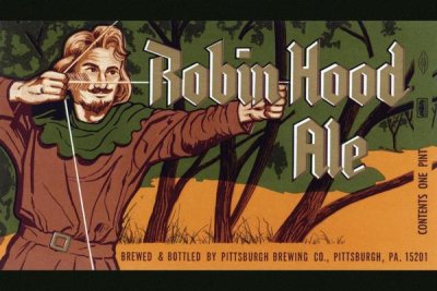 Vintage Booze Labels - Robin Hood Ale