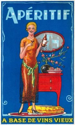 Vintage Booze Labels - Aperitif