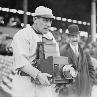 Vintage Sports - Baseball Player Becomes a Cameraman