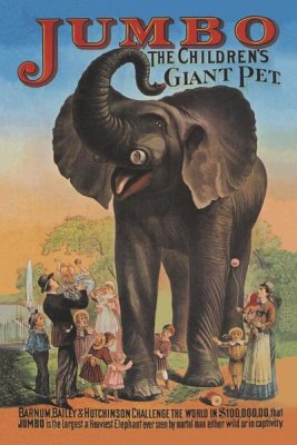 Vintage Elephant - Jumbo - The Children's Giant Pet