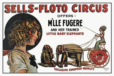 Vintage Elephant - Sells-Floto Circus