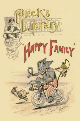 Vintage Elephant - Happy Family