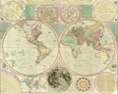 Carington Bowles - World Map