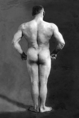 Vintage Muscle Men - Bodybuilder's Back