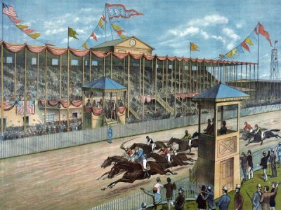 NY Litho - Brighton Beach Race Course