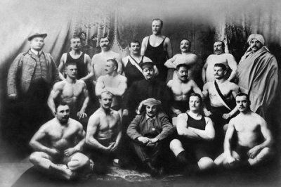 Vintage Wrestler - Group of Russian Wrestlers