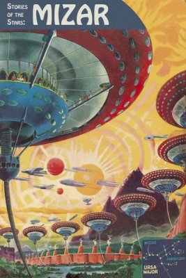 Frank R. Paul - Retrosci-fi: Storeis of the Stars - Floating Colonies of Mizar