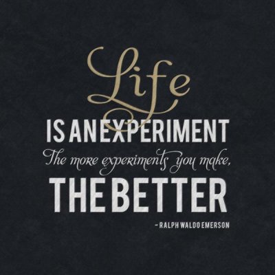 BG.Studio - Quote - Emerson - Life is an Experiment