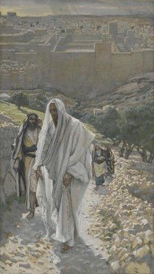 James Tissot - Jesus Goes in the Evening to Bethany, The Life of Our Lord Jesus Christ, 1886-1894