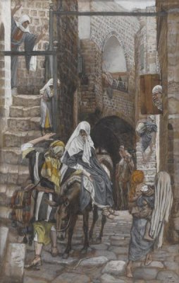 James Tissot - Saint Joseph Seeks a Lodging in Bethlehem, The Life of Our Lord Jesus Christ, 1886-1894