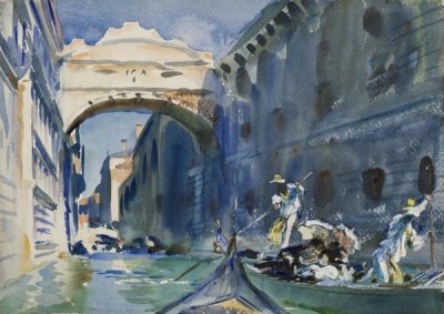 John Singer Sargent - The Bridge of Sighs, ca. 1903-1904
