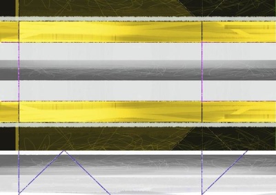 NAXART Studio - Abstract Yellow Parallels