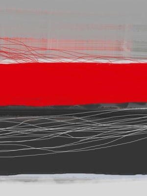 NAXART Studio - Abstract Stripe Theme Red
