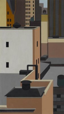 George Copeland Ault - Manhattan Mosaic, 1947