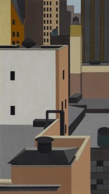 George Copeland Ault - Manhattan Mosaic, 1947