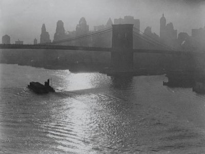 Consuelo Kanaga - Untitled, (Brooklyn Bridge), 1922-1924