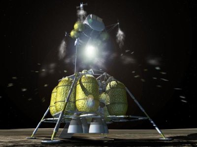 NASA - Launch of Lunar Surface Access Module (LSAM), Project Constellation