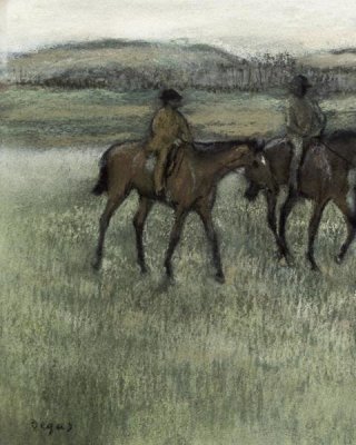Edgar Degas - Race Horses (left)