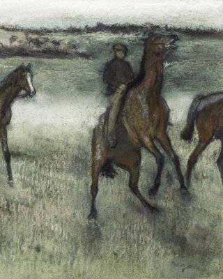 Edgar Degas - Race Horses (right)