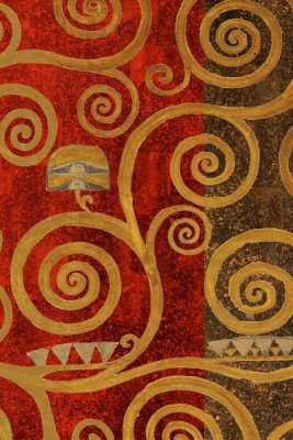Klimt Patterns - The Kiss Gold (right)