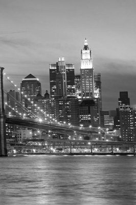 Unknown - Brooklyn Bridge at Night (right)