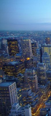 Unknown - NYC Skyline at dusk (left)