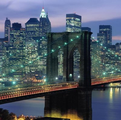 Richard Berenholtz - Brooklyn Bridge and Skyline (center)