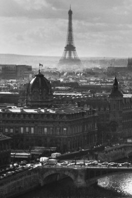 Peter Turnley - River Seine and the City of Paris (left)