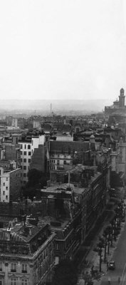 Unknown - Aerial View over Paris (right)