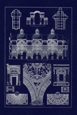 J. Buhlmann - Cupola Vaulting of the Renaissance (Blueprint)