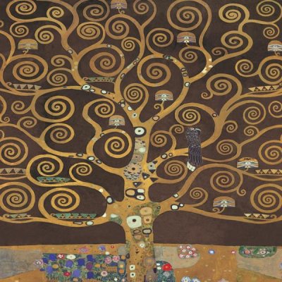 Gustav Klimt - Tree of Life (Brown Variation) II