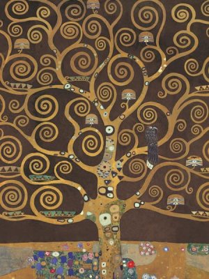 Gustav Klimt - Tree of Life (Brown Variation) V