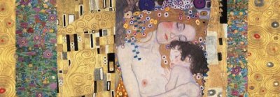 Klimt Patterns - Deco Panel (The Three Ages Of Woman)