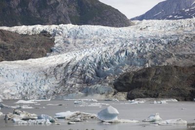 Matthias Breiter - Terminal moraine and glacial lake, Mendenhall Glacier, Juneau, Alaska