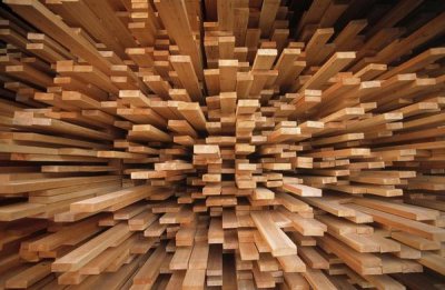 Flip De Nooyer - Milled wood planks in a stack, Europe