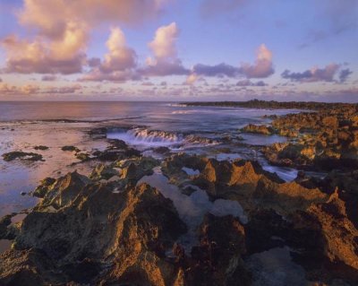 Tim Fitzharris - Dusk at Shark's Cove, Oahu, Hawaii