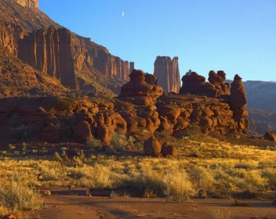 Tim Fitzharris - Fisher Towers at Professor Valley, Utah