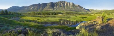 Tim Fitzharris - Panorama view of Windy Mountain, Wyoming