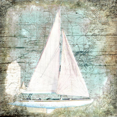 Karen J. Williams - Sailboat Map III