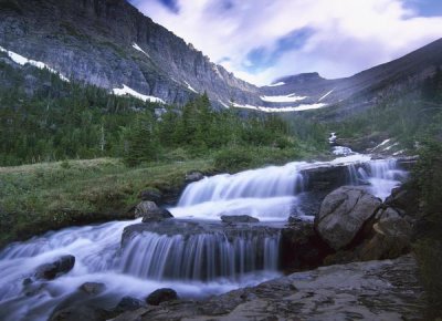 Tim Fitzharris - Lunch Creek Cascades, Glacier National Park, Montana